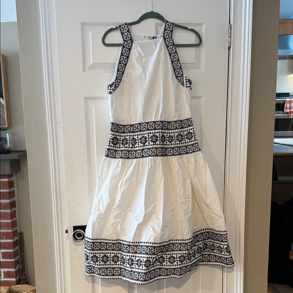 Ann Taylor Dress in White and Black